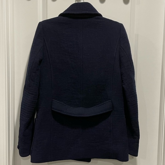 Rare Zadig & Voltaire Miles Navy Wool Coat Blazer Size Small - Picture 7 of 9
